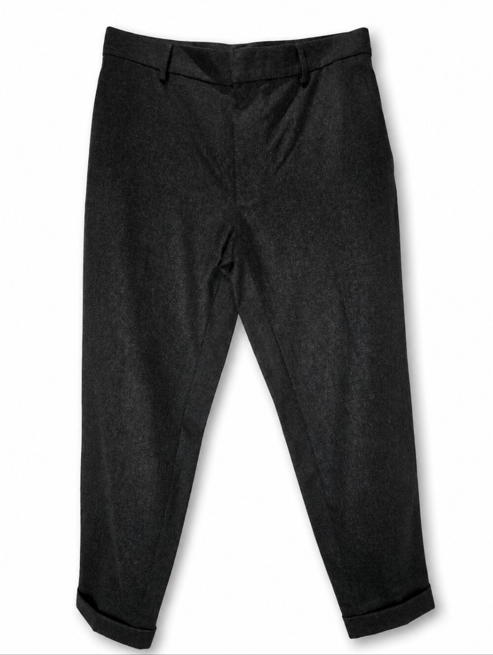 COS Womens Charcoal Tailored Dress Pants Classic Workwear Wool And Cashmere